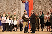 Награждение участников Конкурса чтецов Белогорского гарнизона - 5 апреля 2015 г.